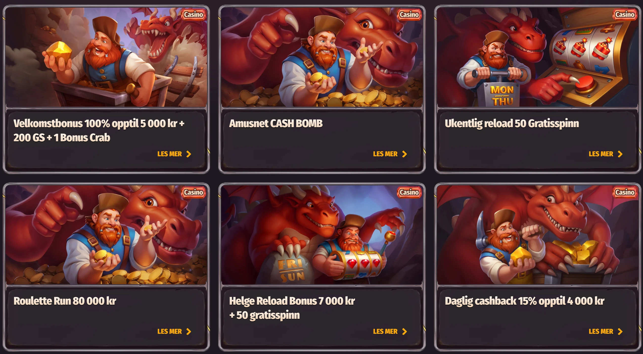 Dragonia Casino bonuser